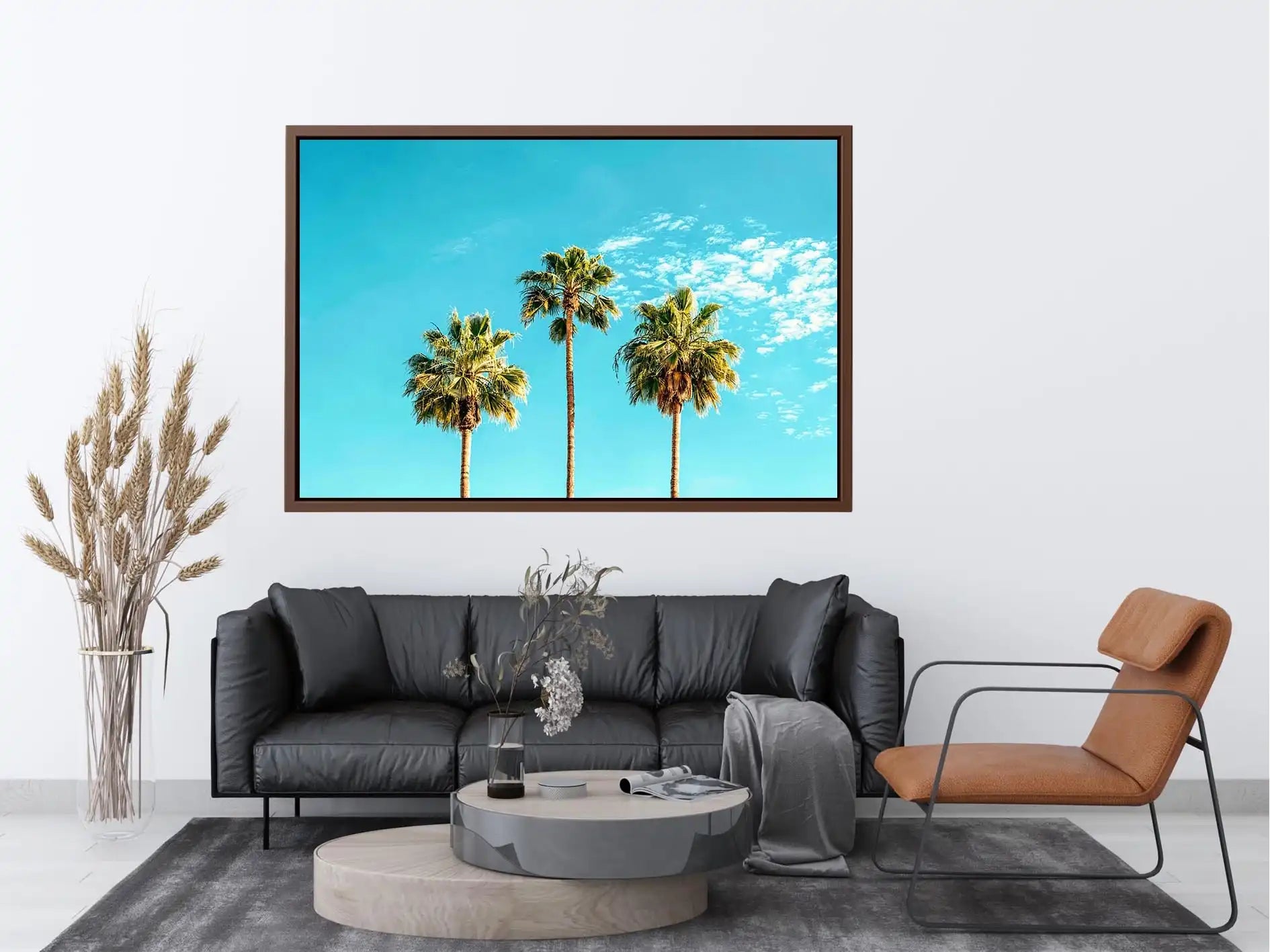 3 Palms Canvas Print