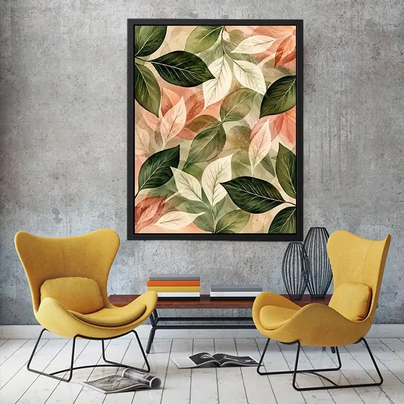 Botanical leaf Canvas Print