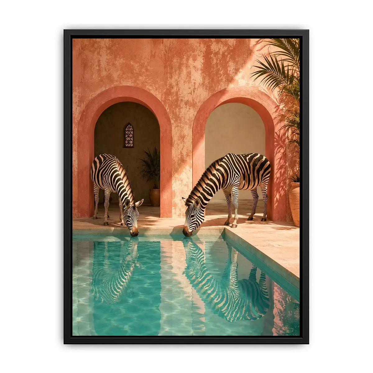 Drinking Water Canvas Print