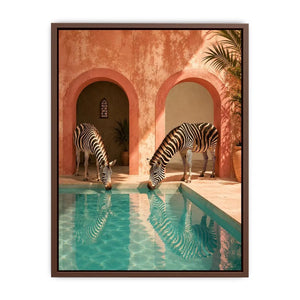 Drinking Water Canvas Print