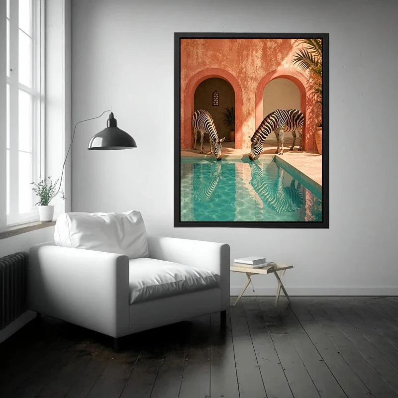 Drinking Water Canvas Print