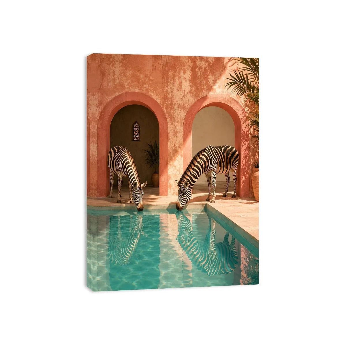 Drinking Water Canvas Print