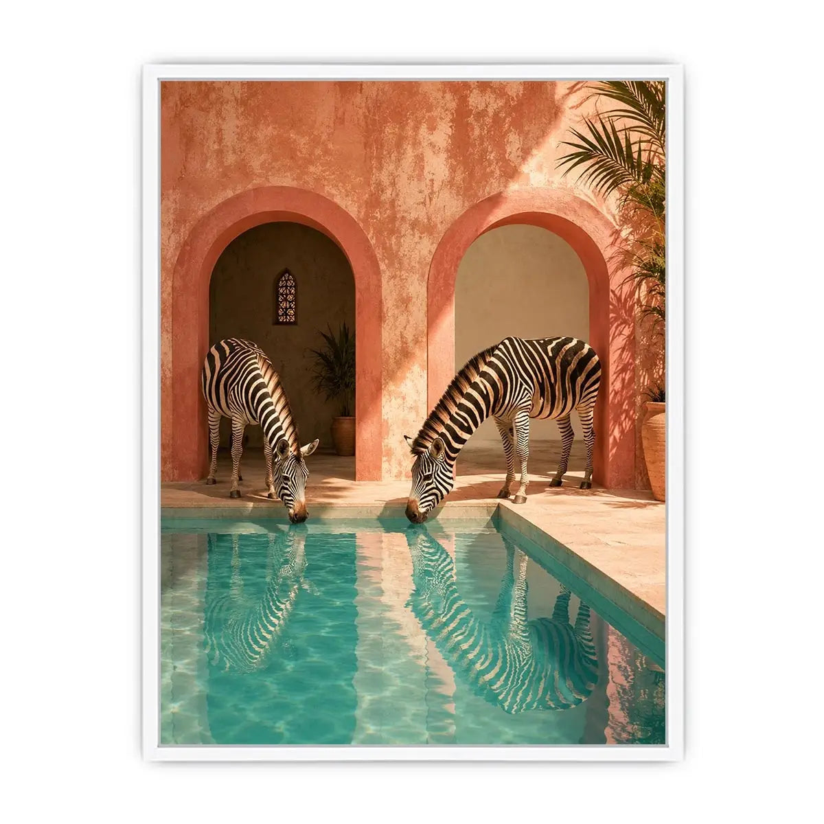 Drinking Water Canvas Print