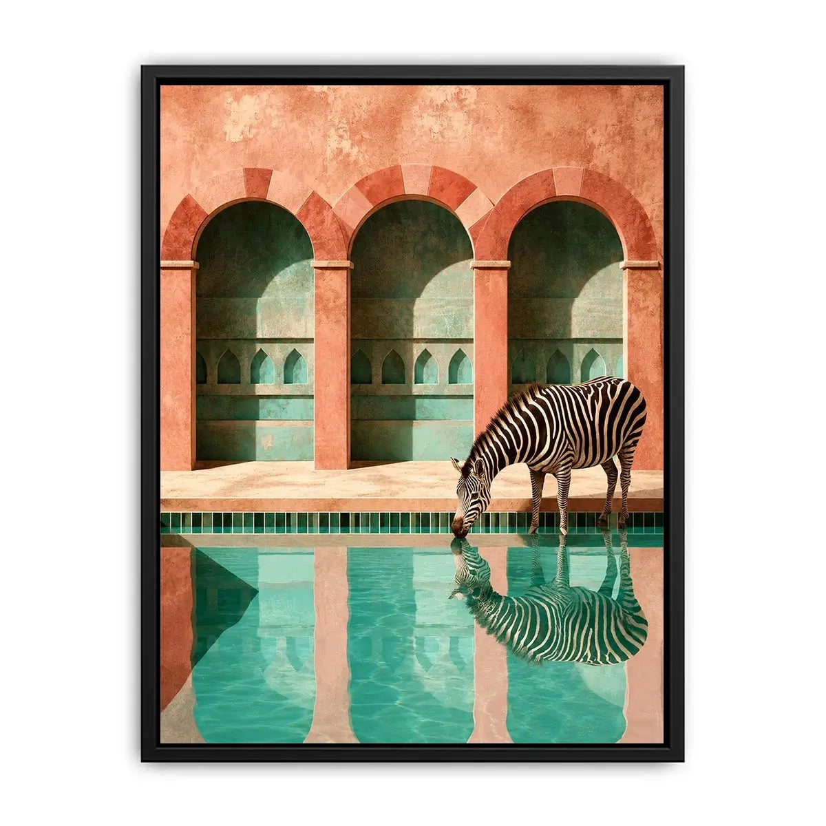 Cool Zebra Canvas Print