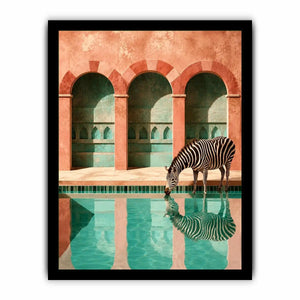 Cool Zebra Canvas Print