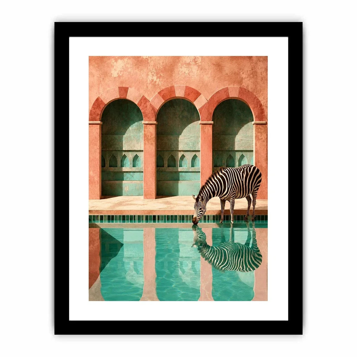 Cool Zebra Canvas Print