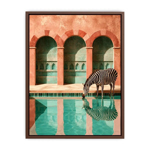 Cool Zebra Canvas Print