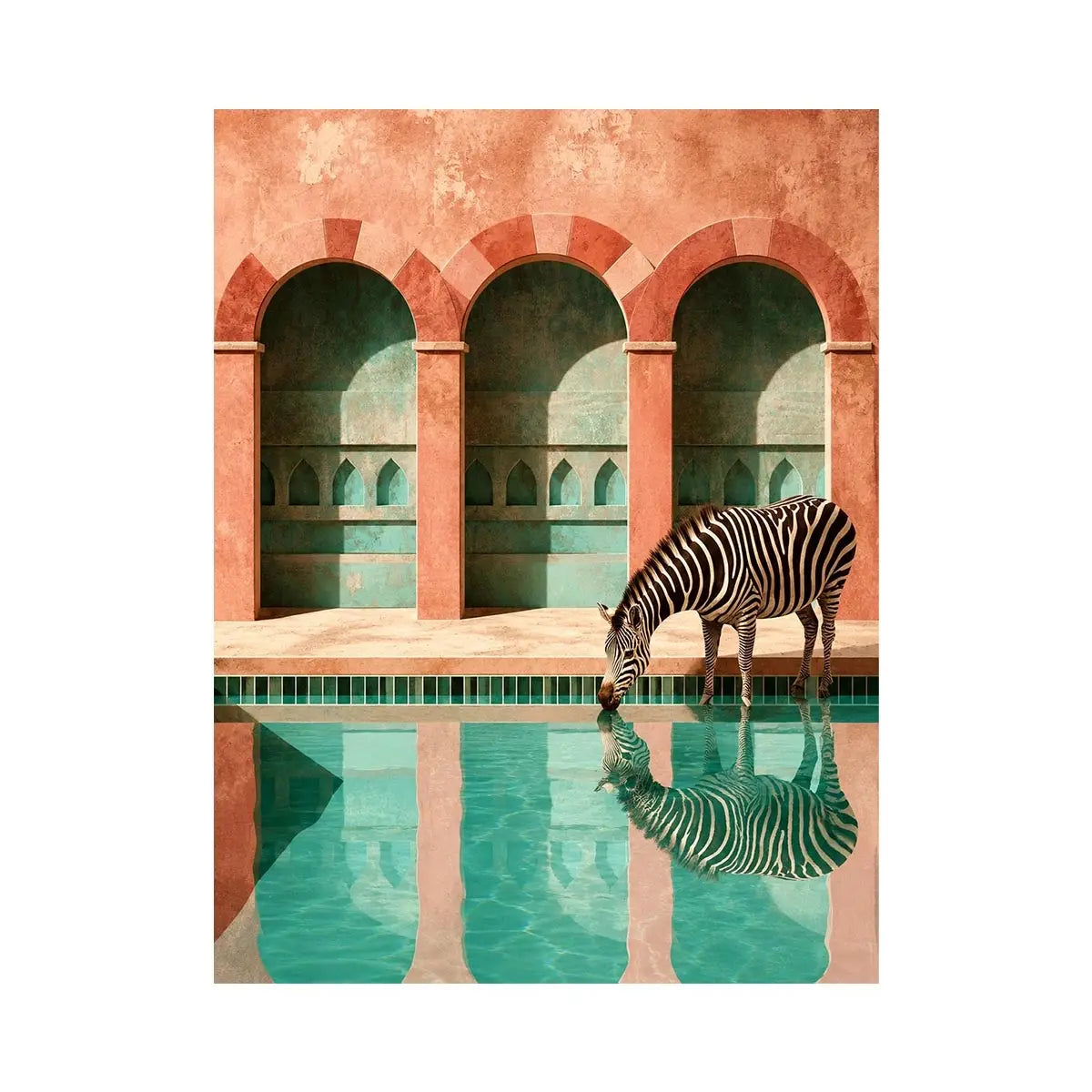 Cool Zebra Canvas Print