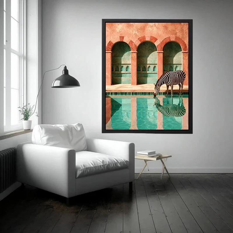 Cool Zebra Canvas Print