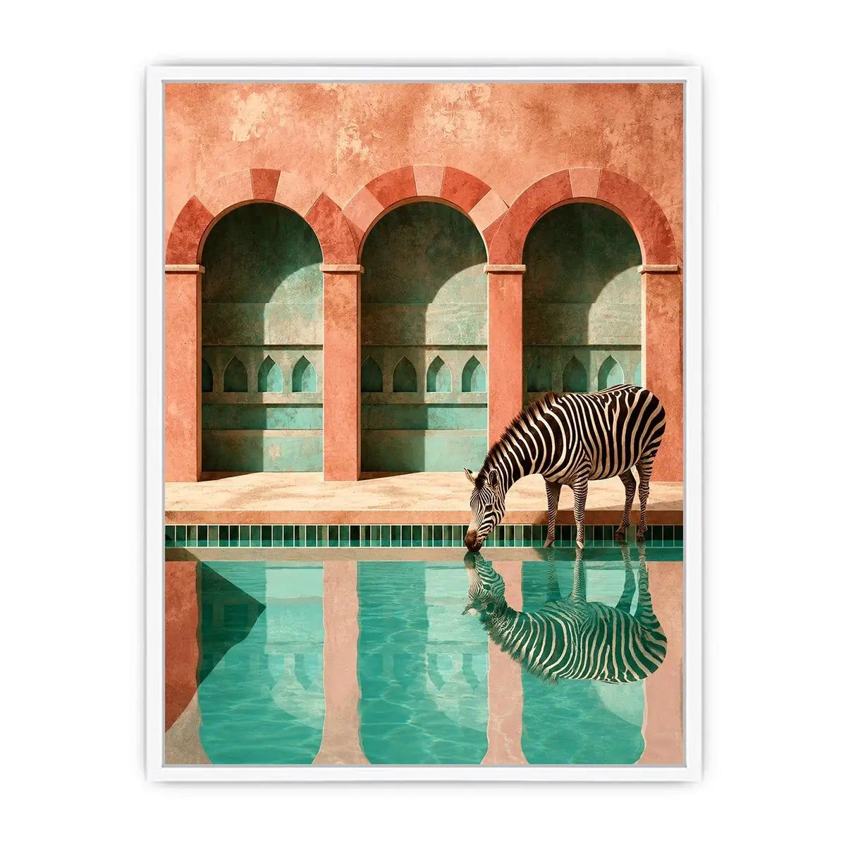 Cool Zebra Canvas Print