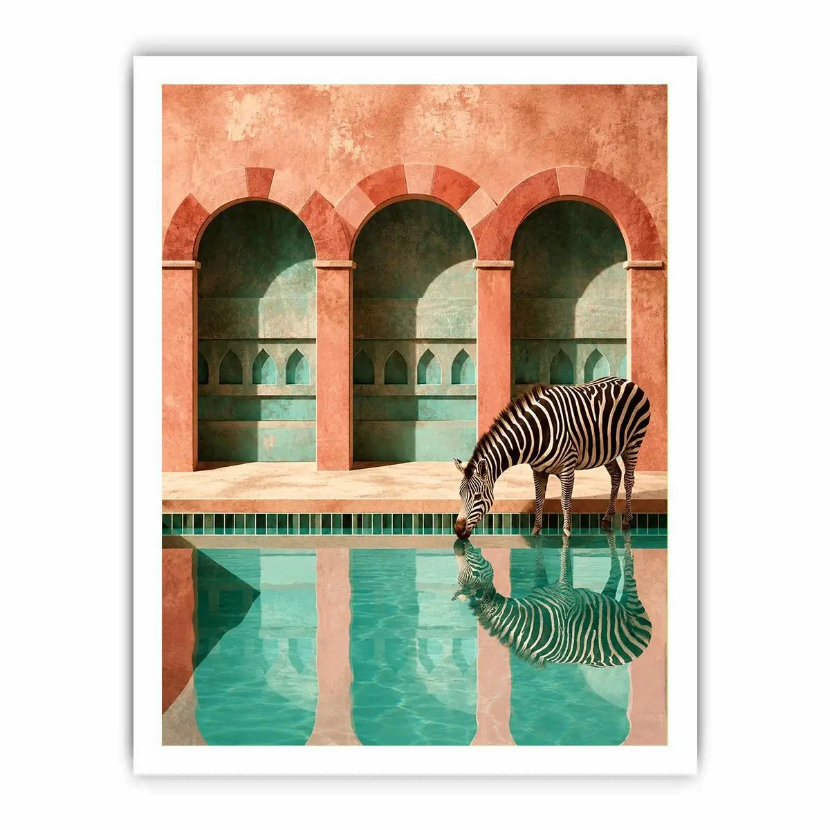 Cool Zebra Canvas Print