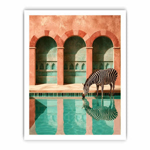 Cool Zebra Canvas Print