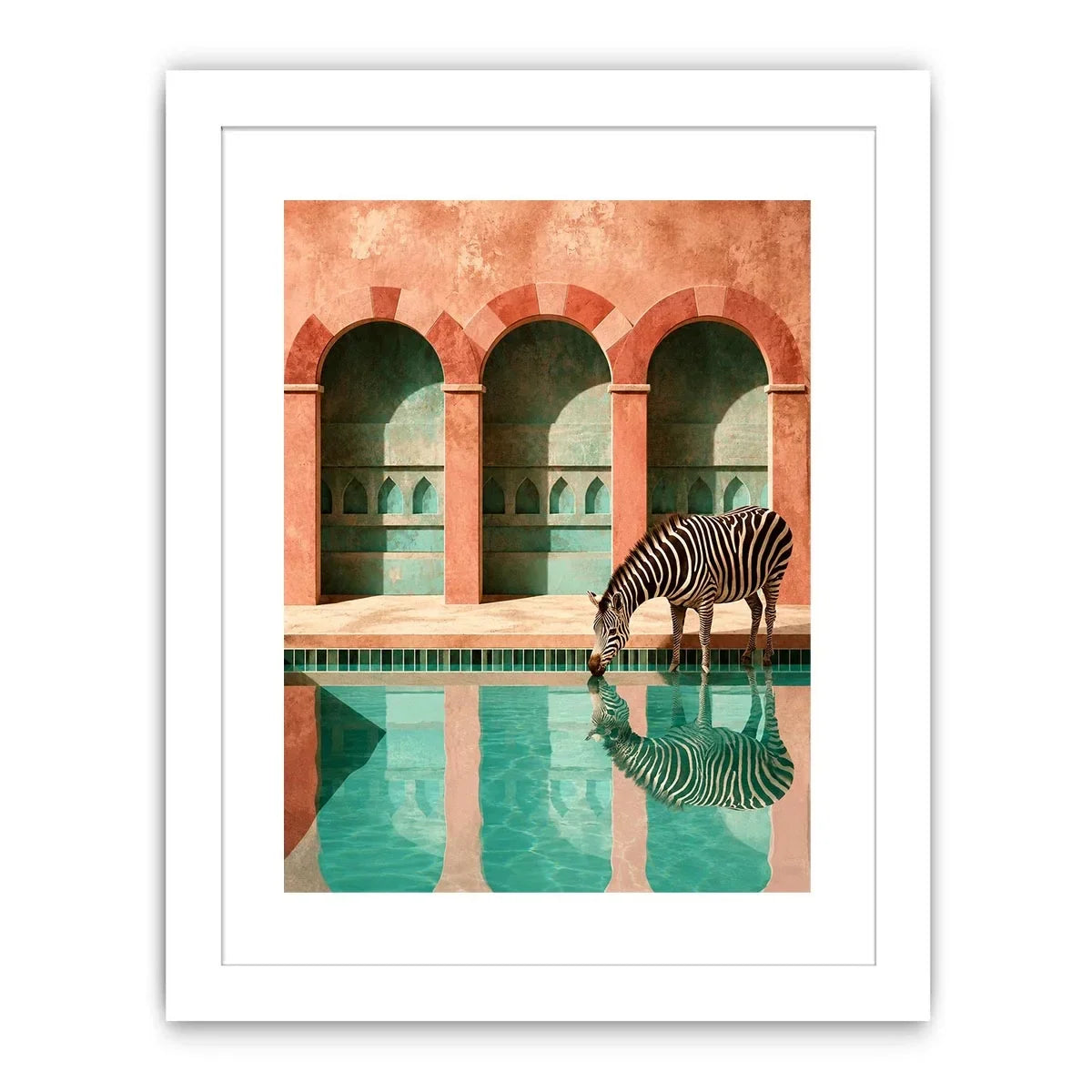 Cool Zebra Canvas Print