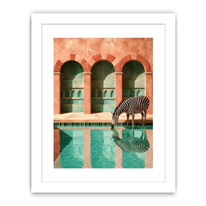 Cool Zebra Canvas Print