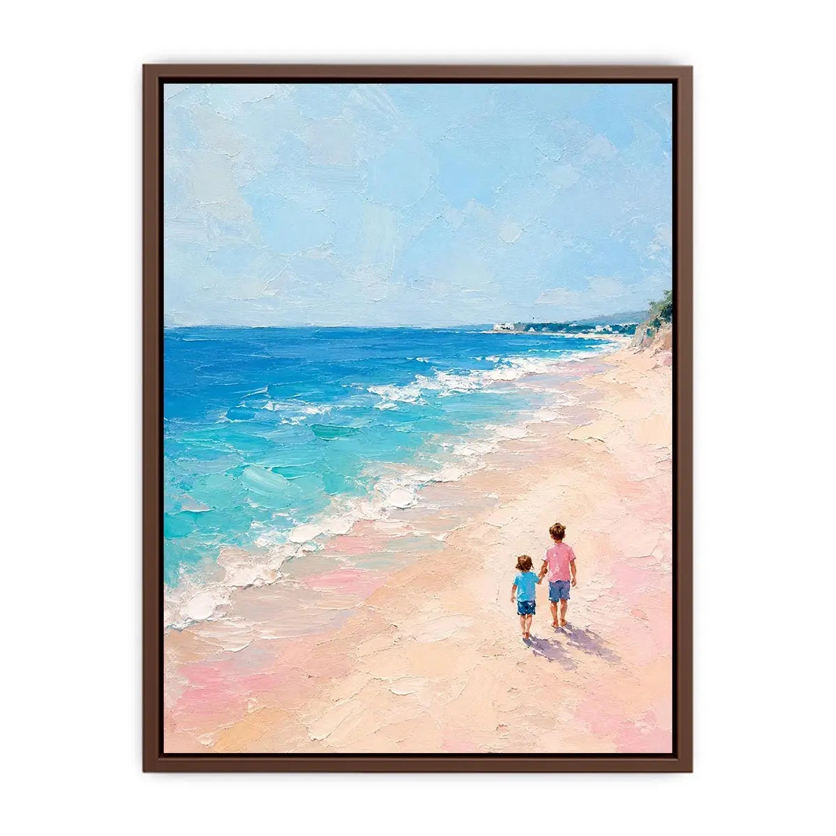 Beach Walk Canvas Print