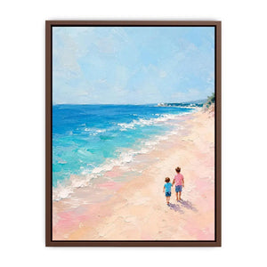 Beach Walk Canvas Print