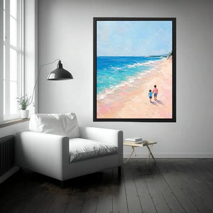 Beach Walk Canvas Print