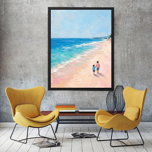 Beach Walk Canvas Print