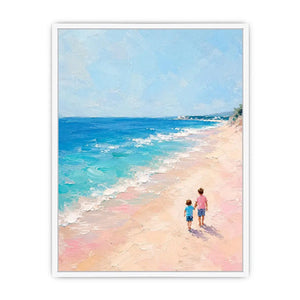 Beach Walk Canvas Print