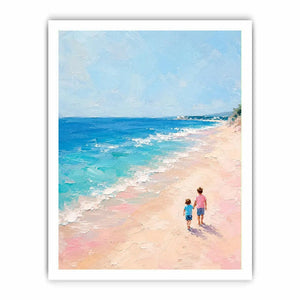 Beach Walk Canvas Print
