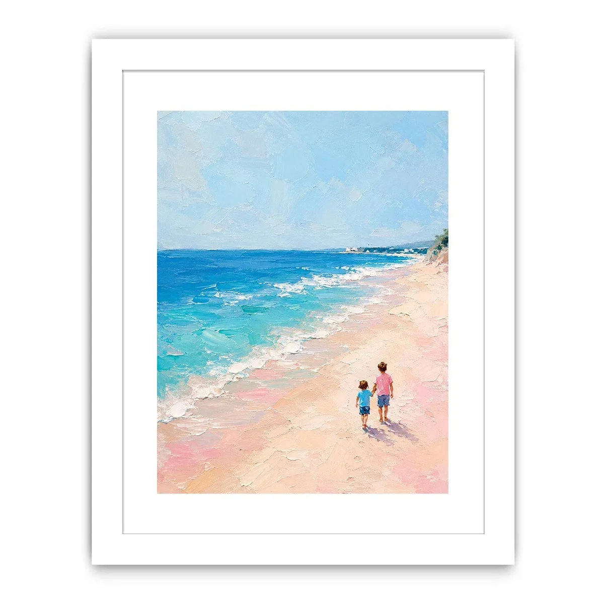 Beach Walk Canvas Print