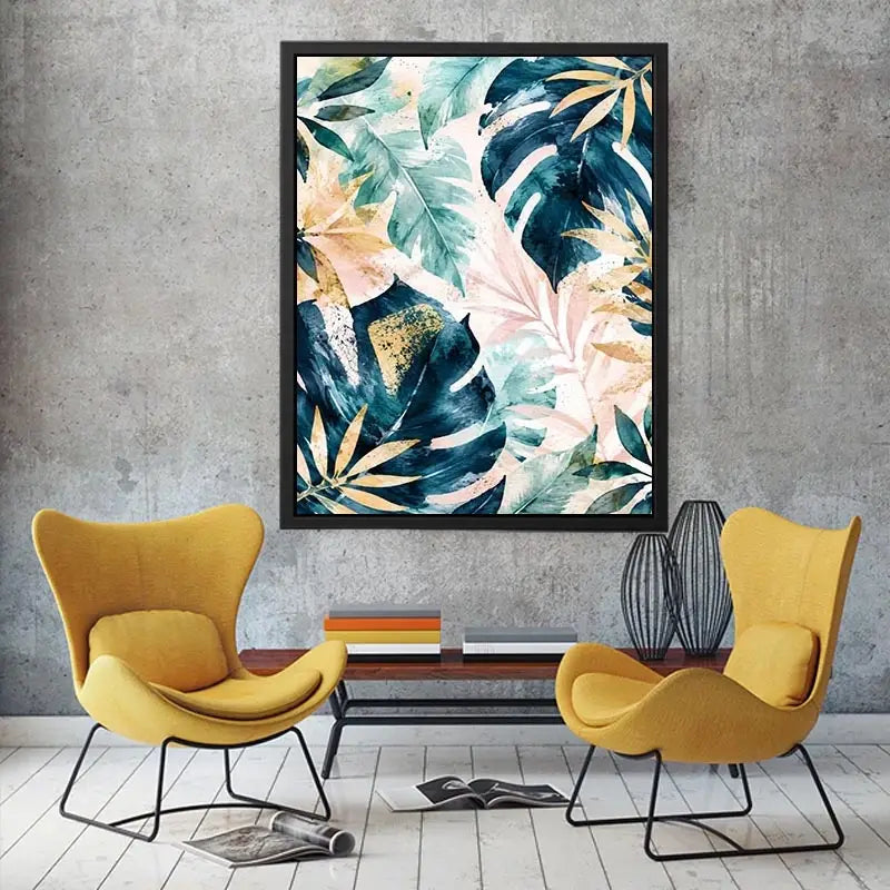 Botanical leaf Canvas Print