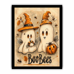 Cartoon Ghosts Canvas Print