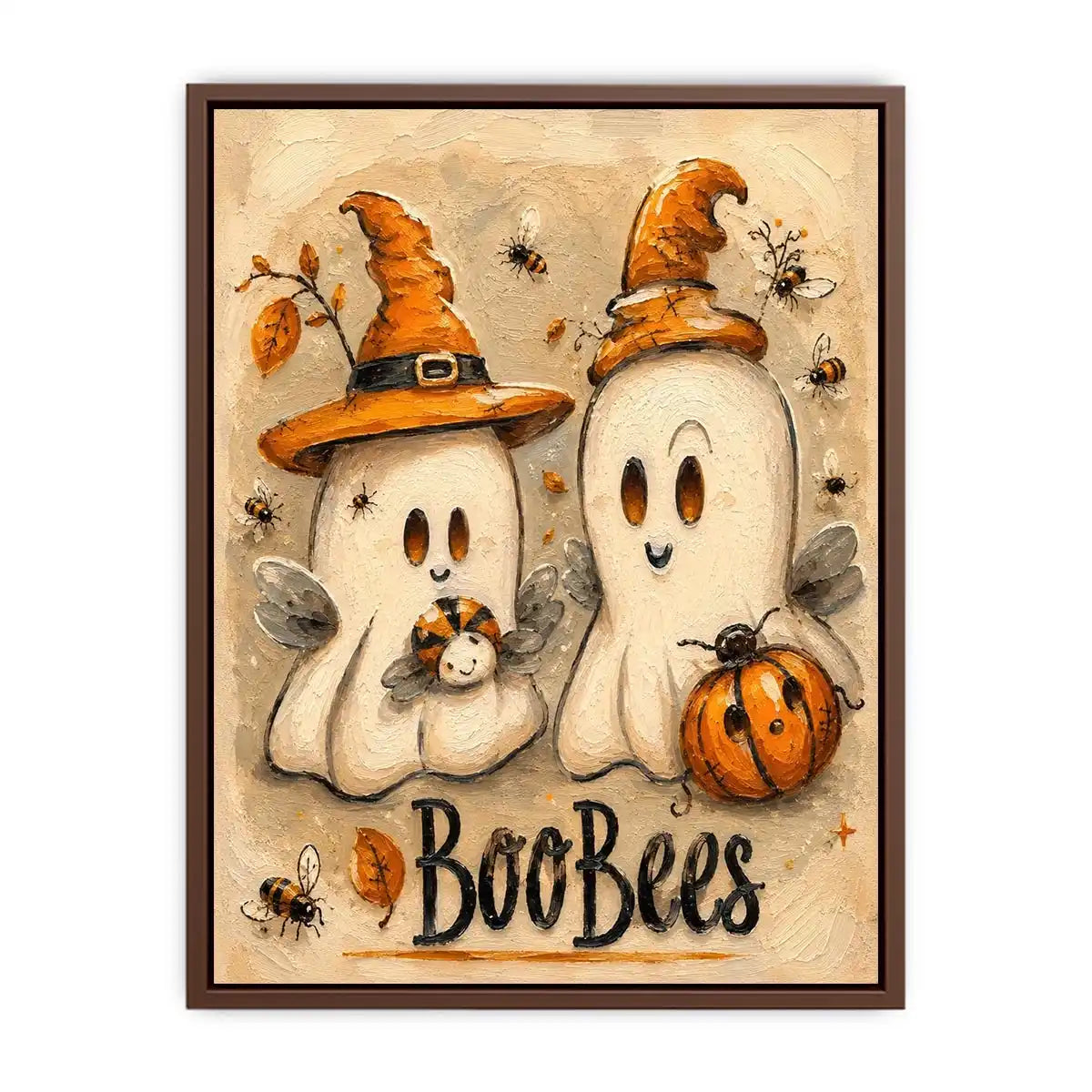 Cartoon Ghosts Canvas Print