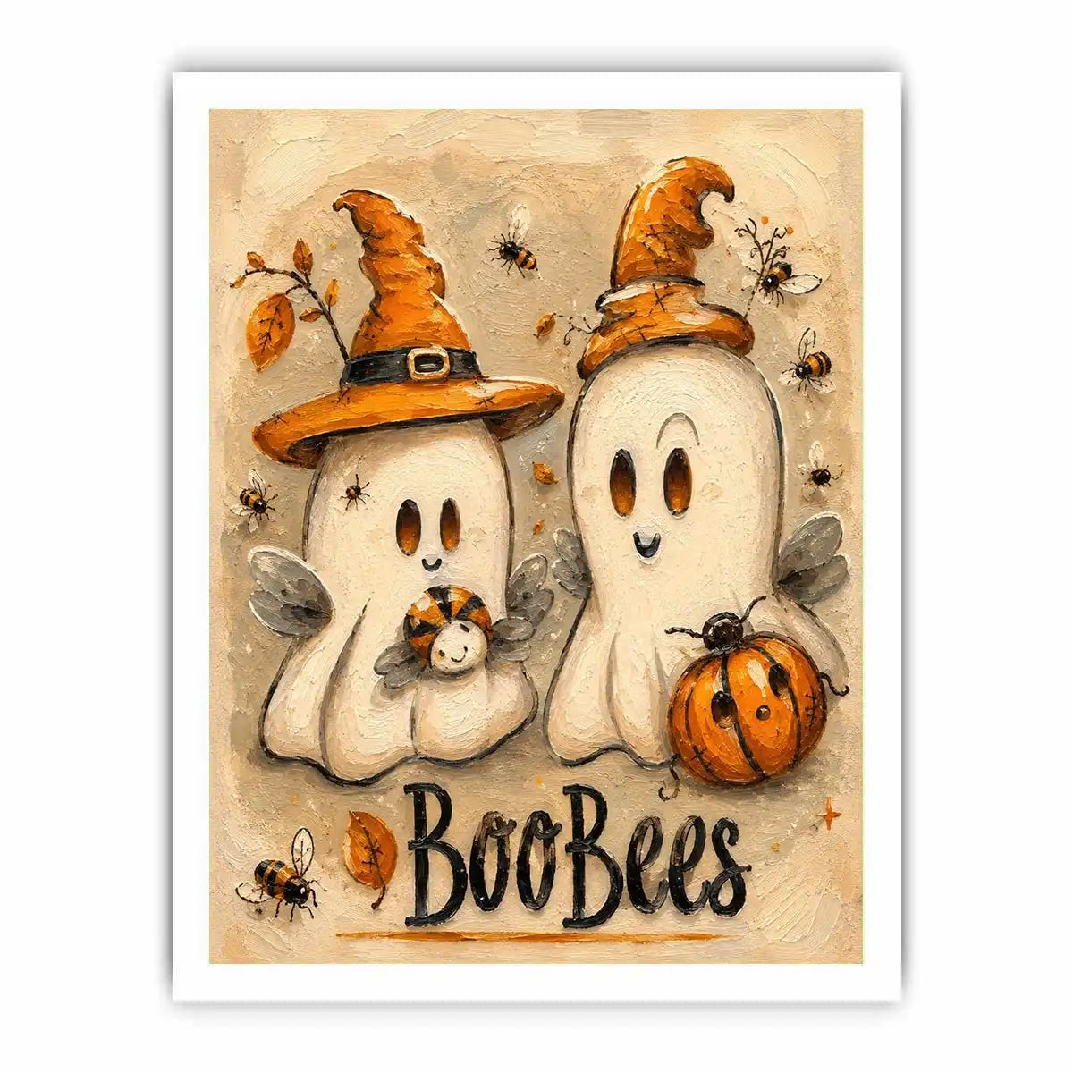 Cartoon Ghosts Canvas Print