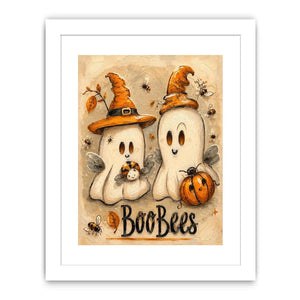 Cartoon Ghosts Canvas Print