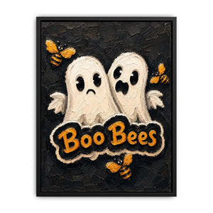 Cartoon Ghosts Canvas Print