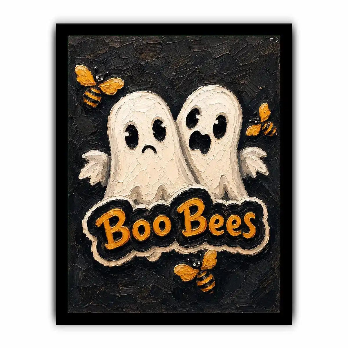 Cartoon Ghosts Canvas Print