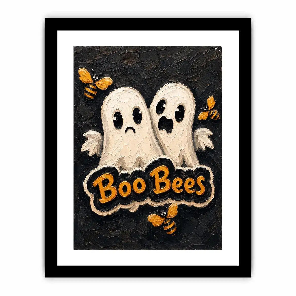 Cartoon Ghosts Canvas Print