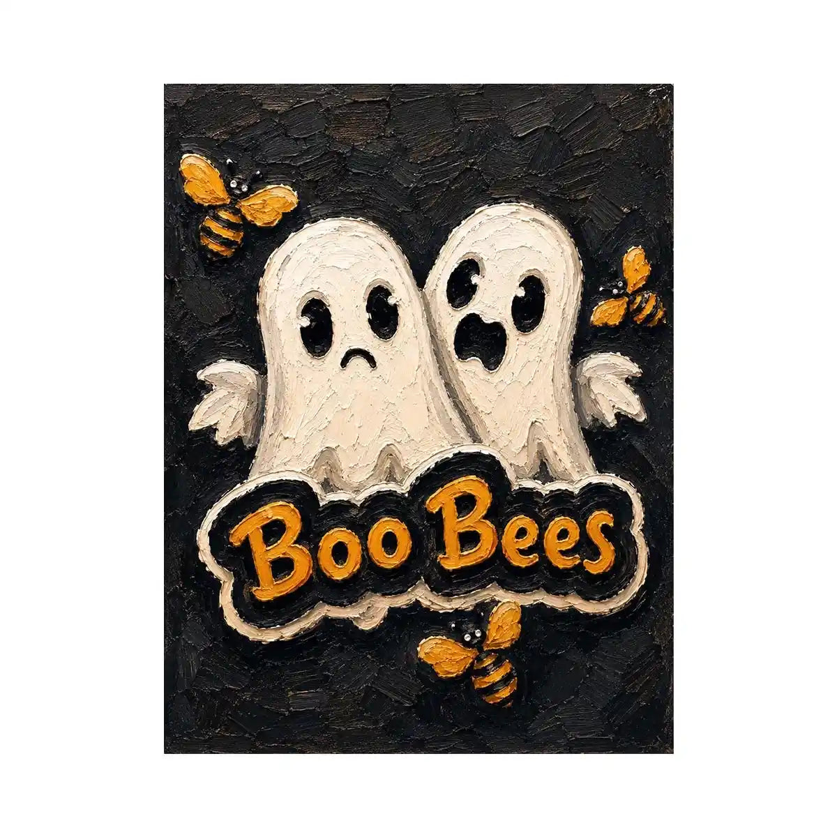 Cartoon Ghosts Canvas Print