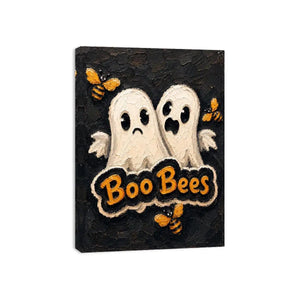 Cartoon Ghosts Canvas Print