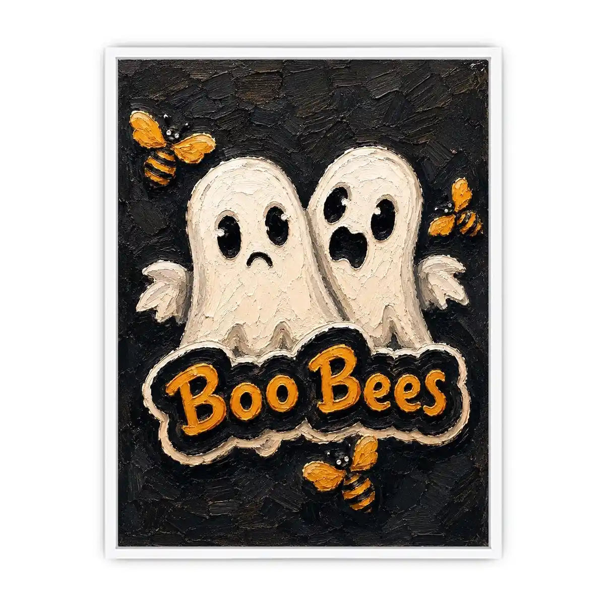 Cartoon Ghosts Canvas Print