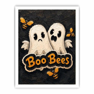 Cartoon Ghosts Canvas Print