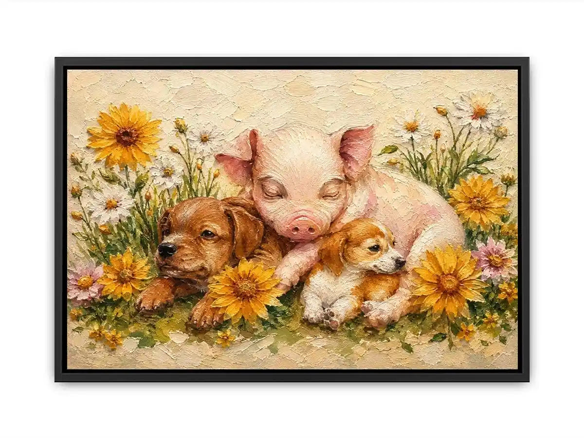 Cute Closeup Canvas Print