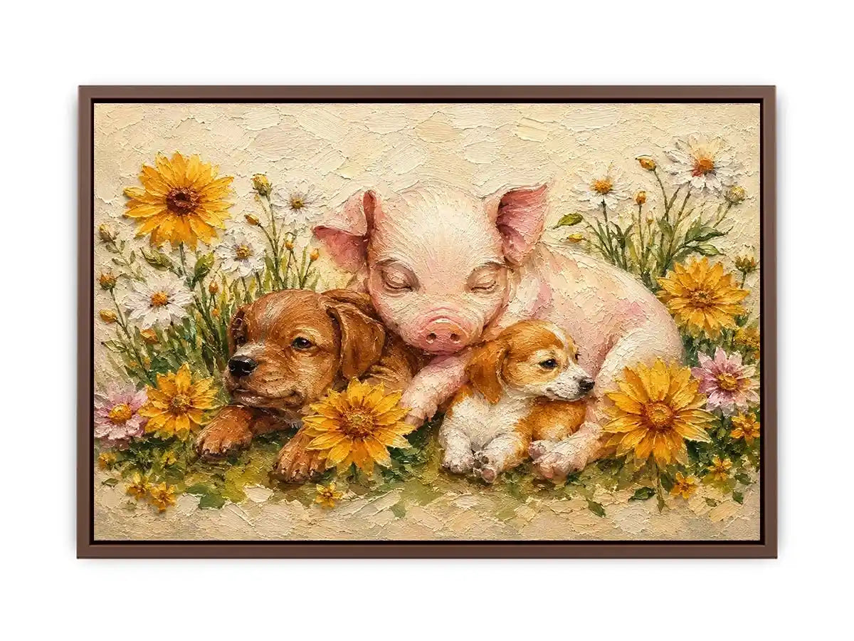 Cute Closeup Canvas Print