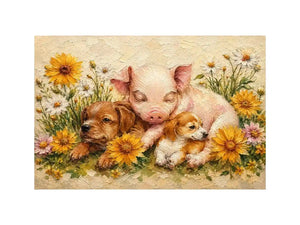 Cute Closeup Canvas Print