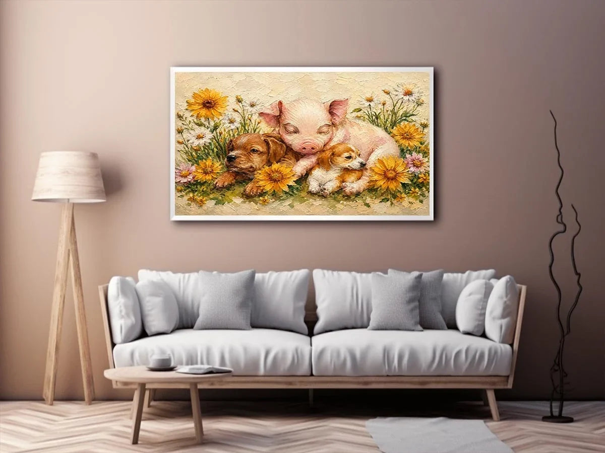 Cute Closeup Canvas Print