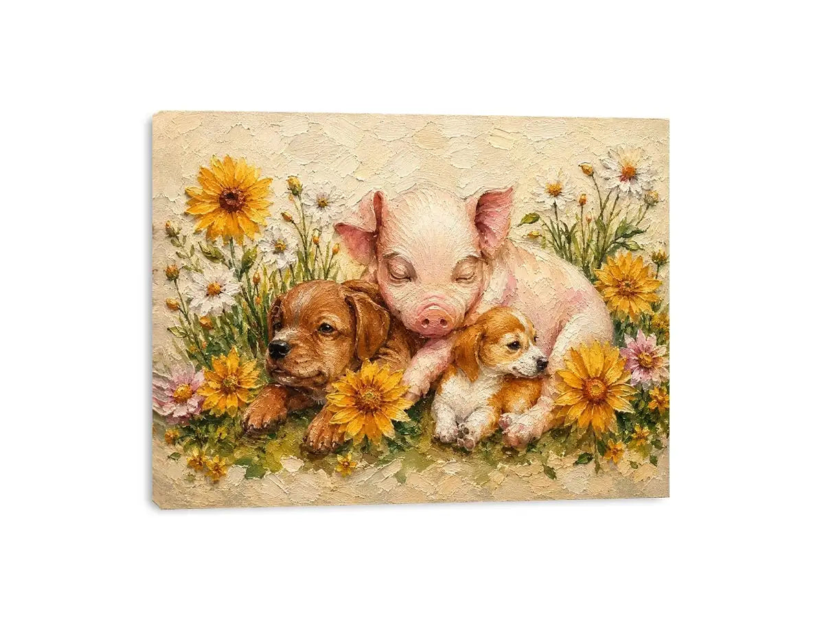 Cute Closeup Canvas Print