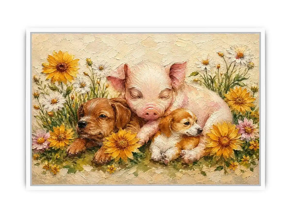 Cute Closeup Canvas Print