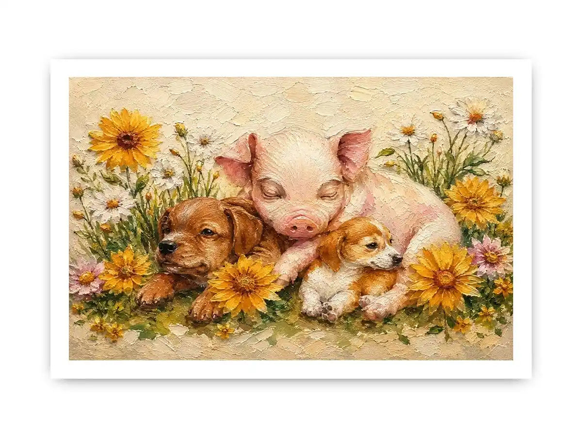 Cute Closeup Canvas Print