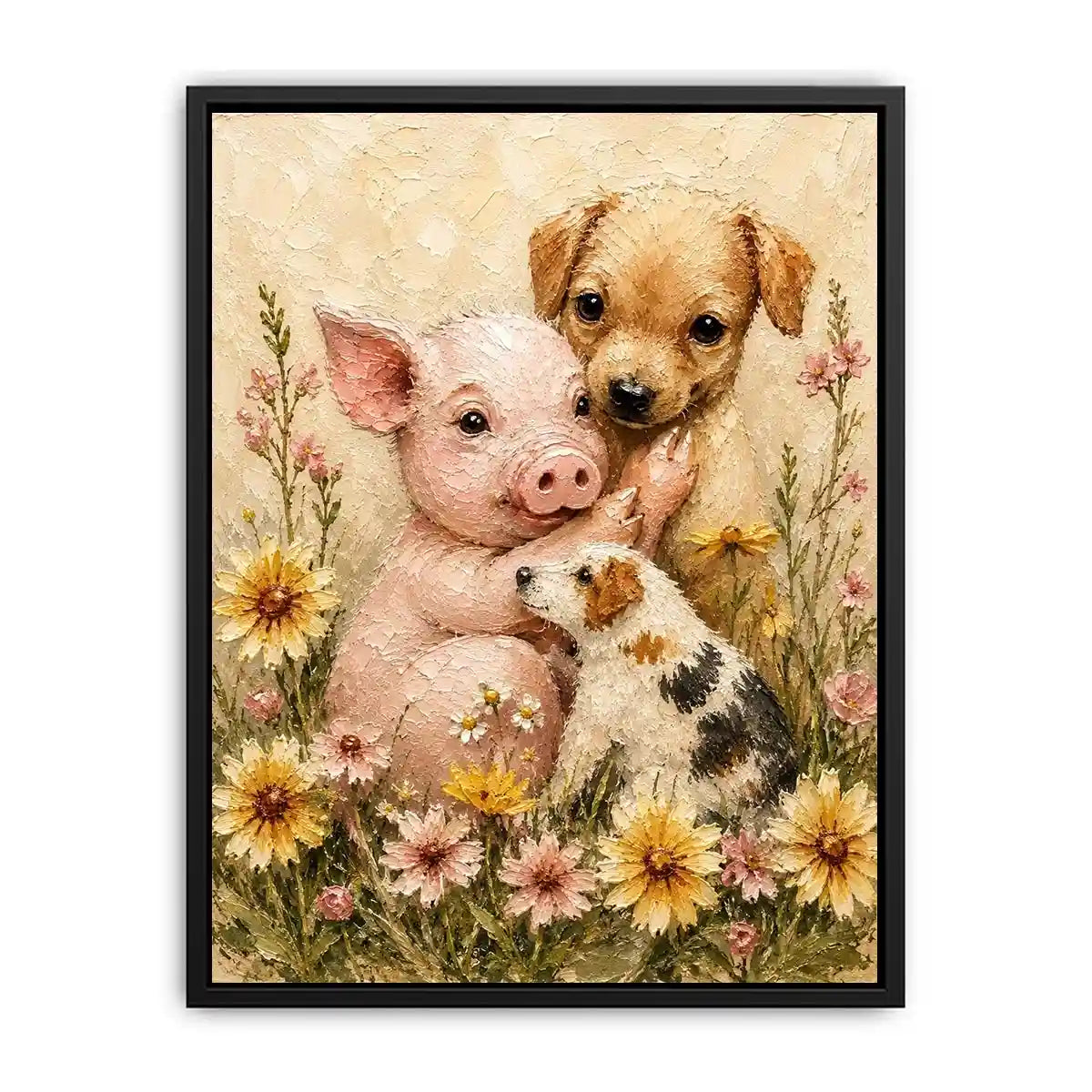 Beaggle Puppy Canvas Print