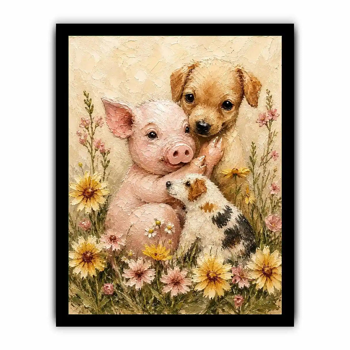Beaggle Puppy Canvas Print