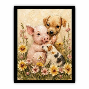 Beaggle Puppy Canvas Print
