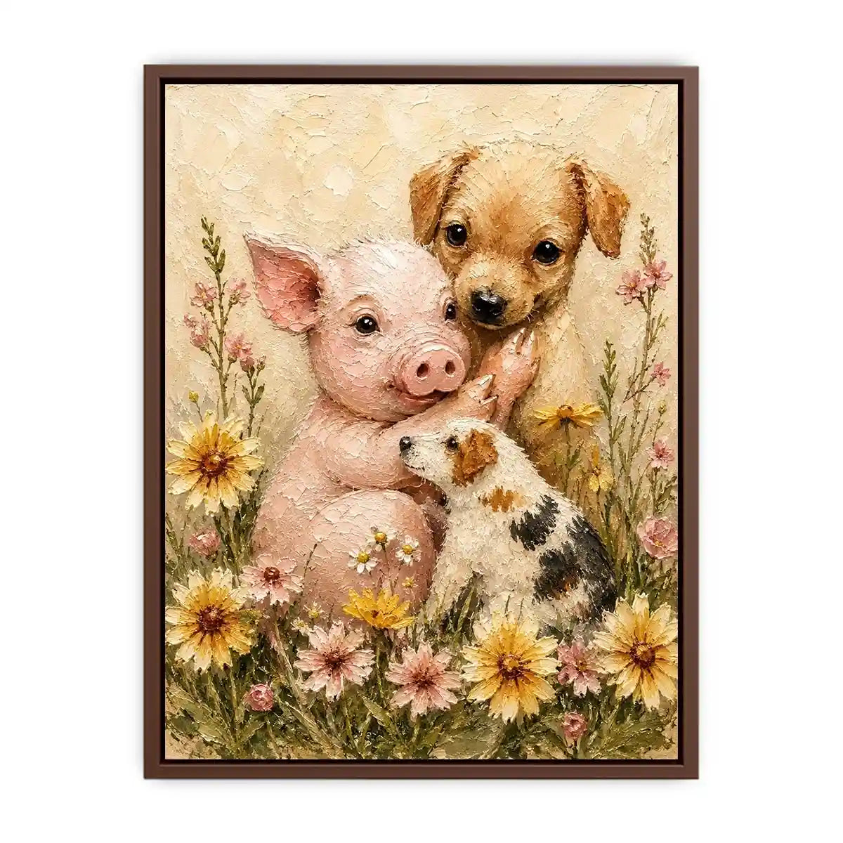 Beaggle Puppy Canvas Print