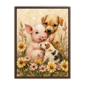 Beaggle Puppy Canvas Print