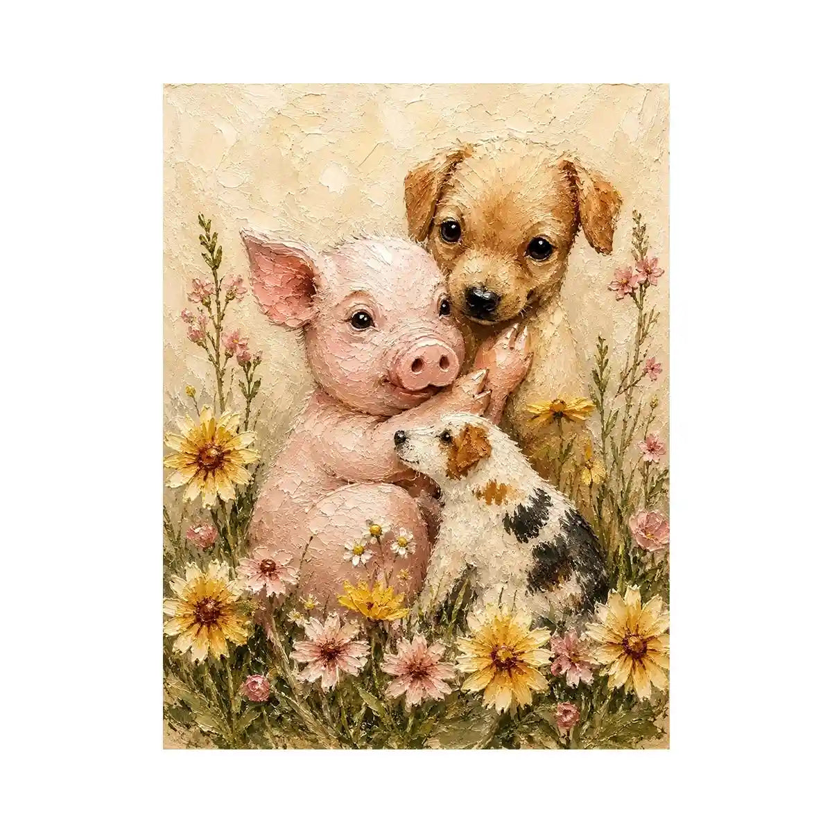Beaggle Puppy Canvas Print